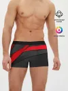 Мужские трусы боксеры / Красные полосы