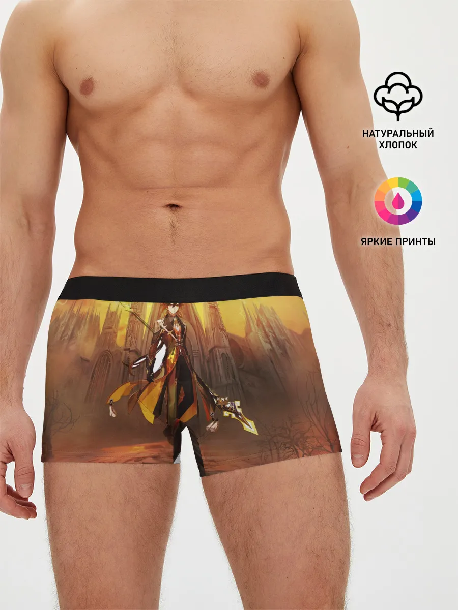 Мужские трусы боксеры / GENSHIN INPACT, Zhong li