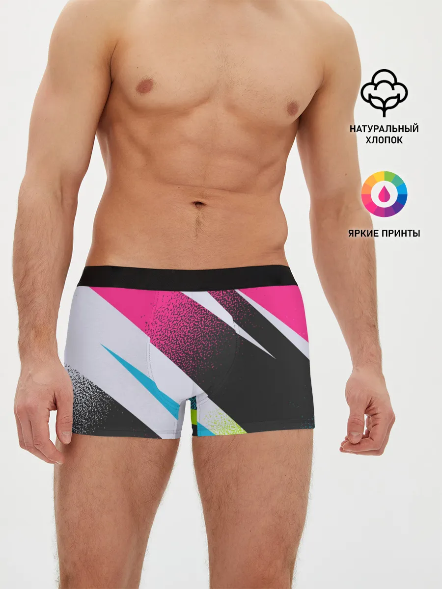 Мужские трусы боксеры / Sport style: Линии