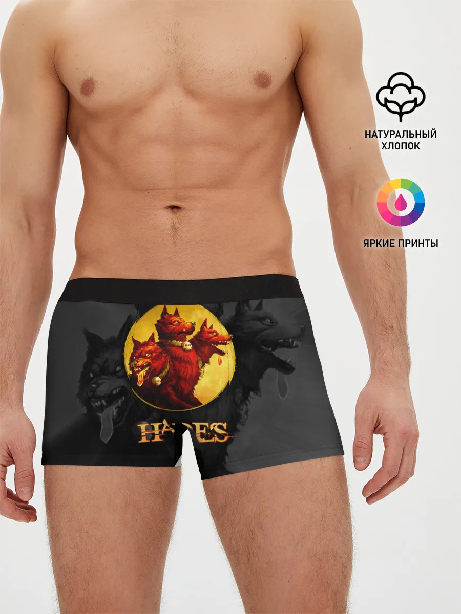 Мужские трусы боксеры / Hades wolf