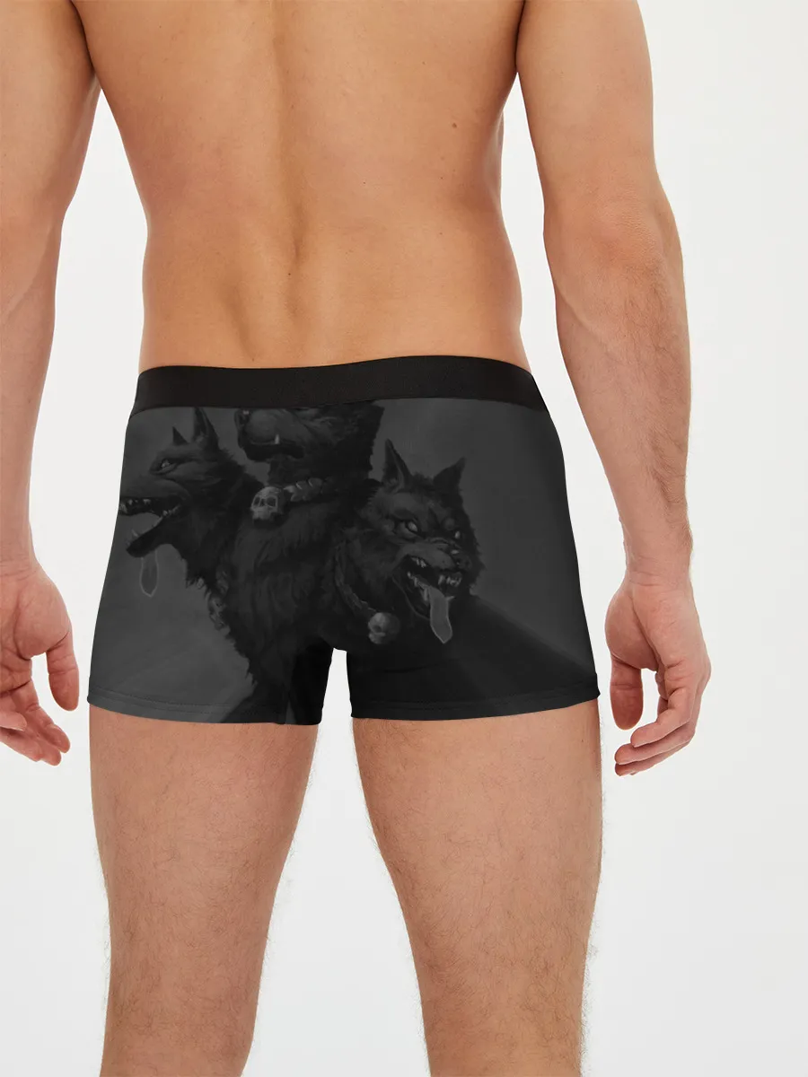 Мужские трусы боксеры / Hades wolf