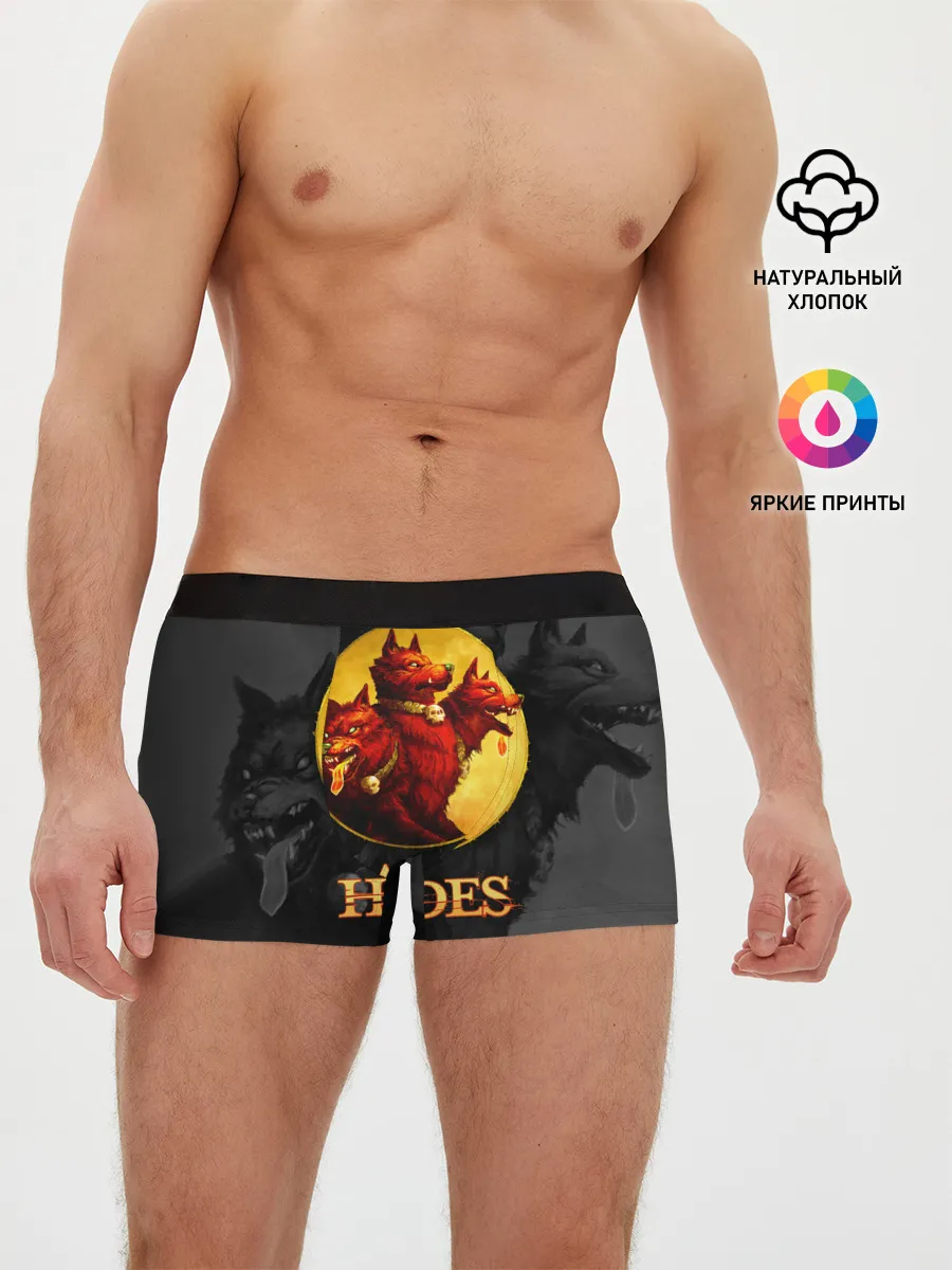 Мужские трусы боксеры / Hades wolf