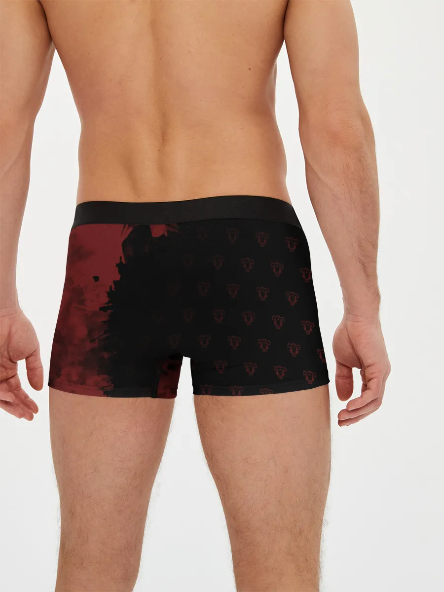 Мужские трусы боксеры / Чёрный клевер Аста с мечом