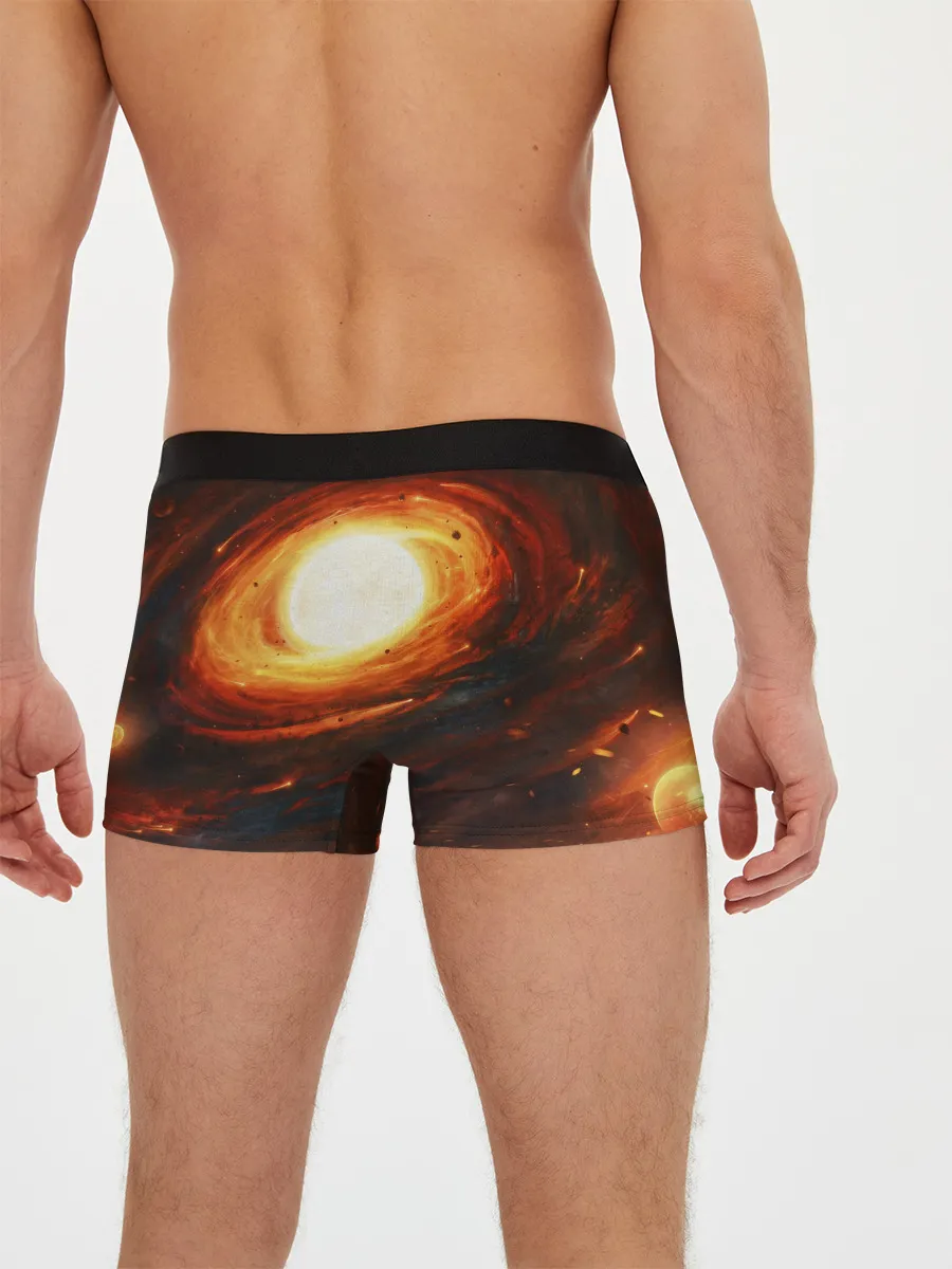 Мужские трусы боксеры / ГАЛАКТИКА / КОСМОС / СОЛНЦЕ