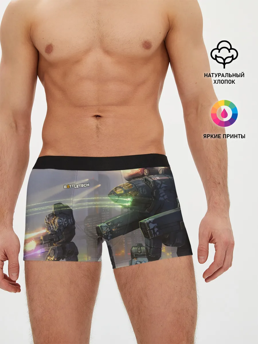 Мужские трусы боксеры / Боевая техника