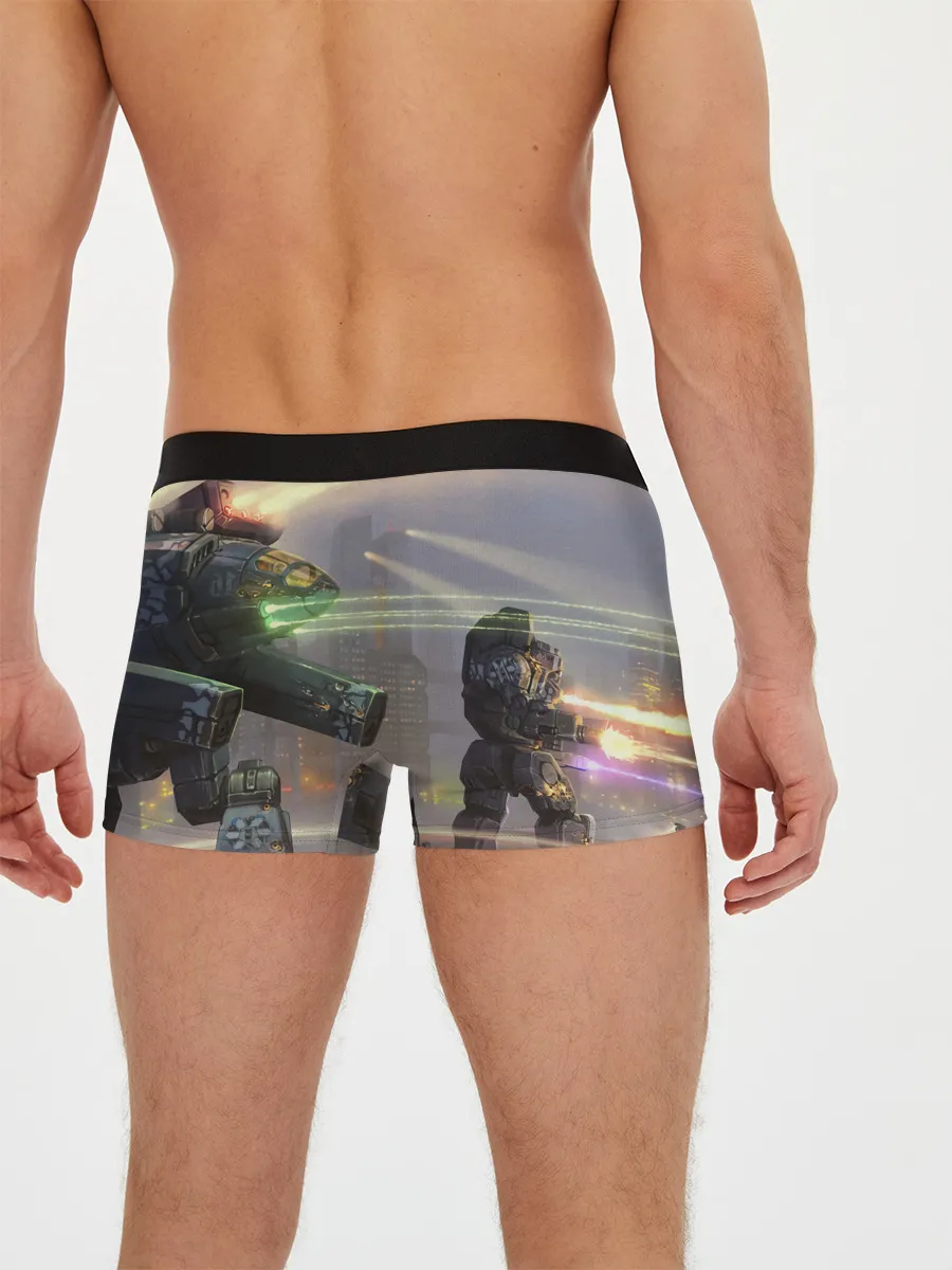 Мужские трусы боксеры / Боевая техника