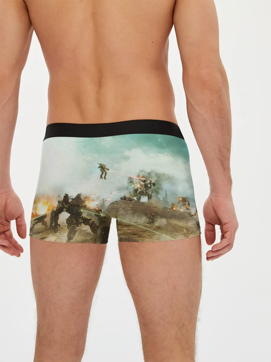 Мужские трусы боксеры / Битва мехов