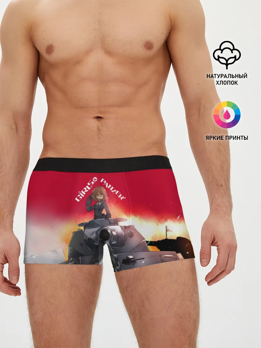 Мужские трусы боксеры / Girls und Panzer | Девушки и танки