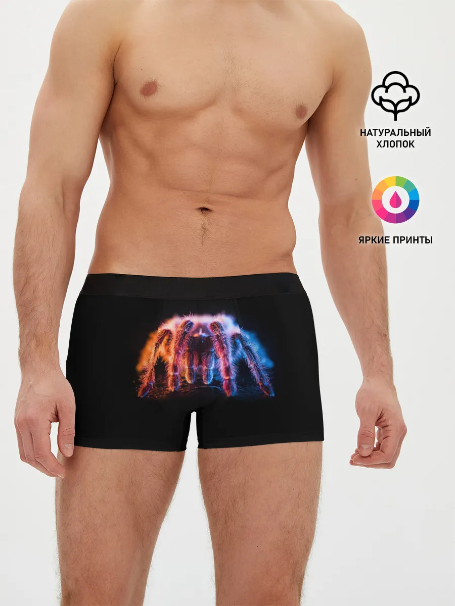 Мужские трусы боксеры / НЕОНОВЫЙ ПАУК / NEON