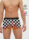 Мужские трусы боксеры / ОГОНЬ / УЗОР / PATTERN