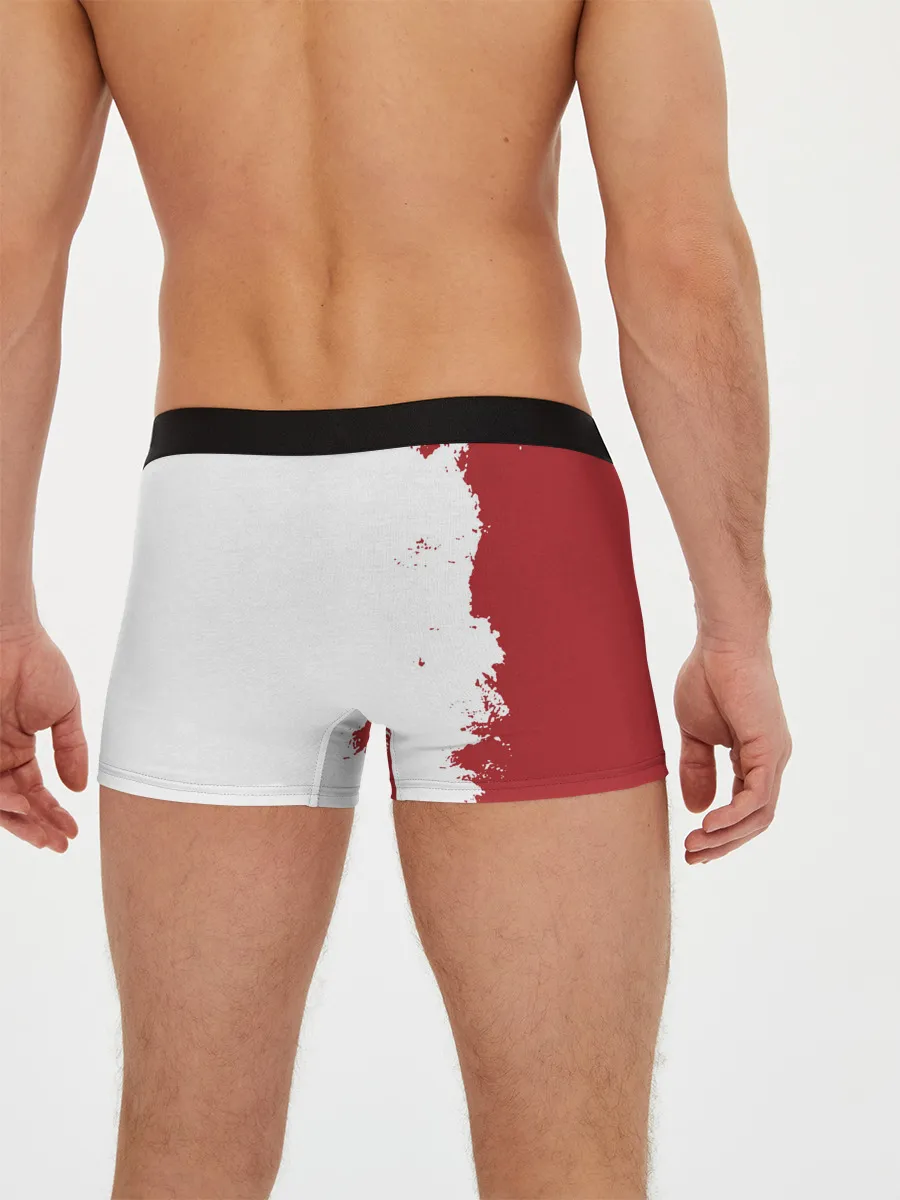 Мужские трусы боксеры / Аста Чёрный клевер красный дым