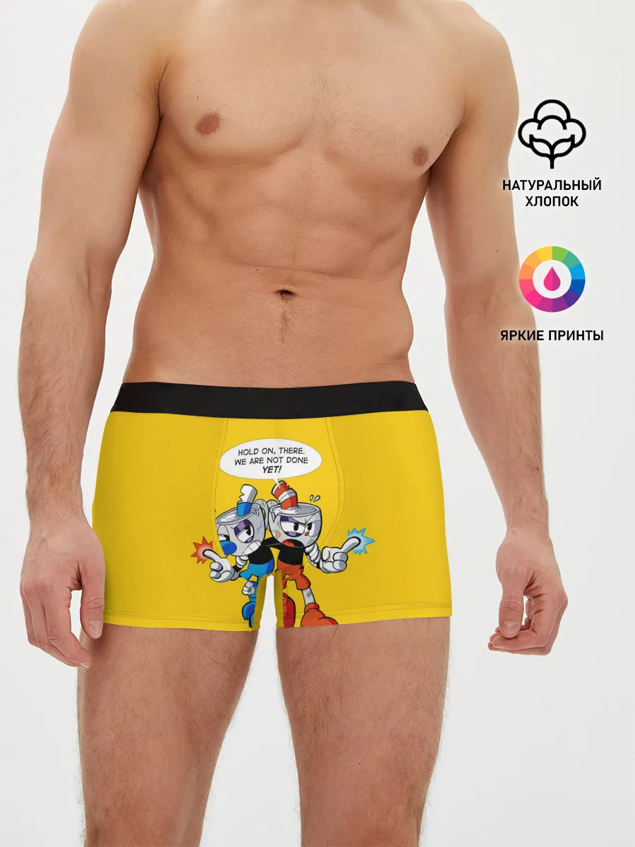 Мужские трусы боксеры / Побитые кружки