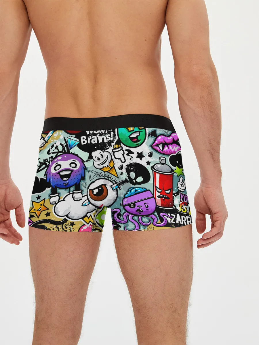 Мужские трусы боксеры / Граффити