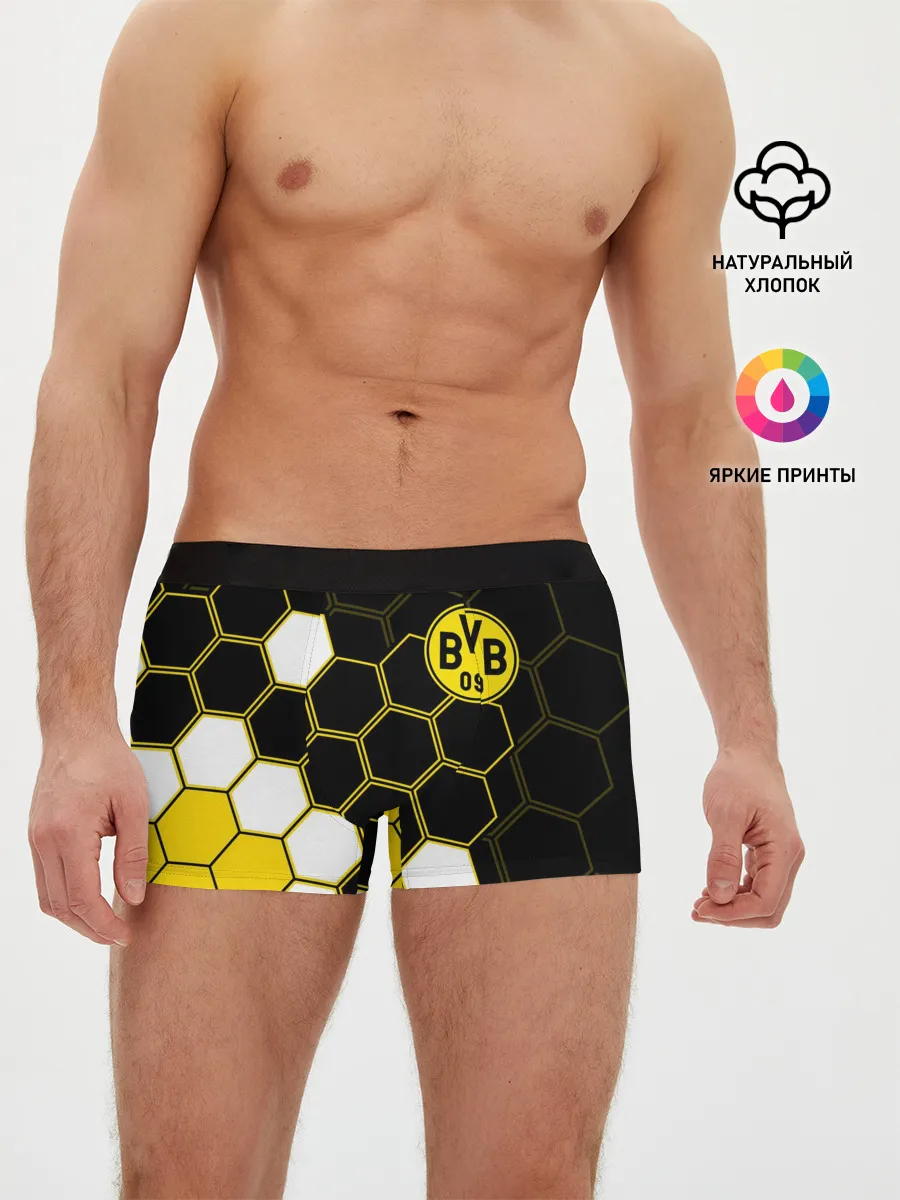 Мужские трусы боксеры / ФК БОРУССИЯ / FC BORUSSIA