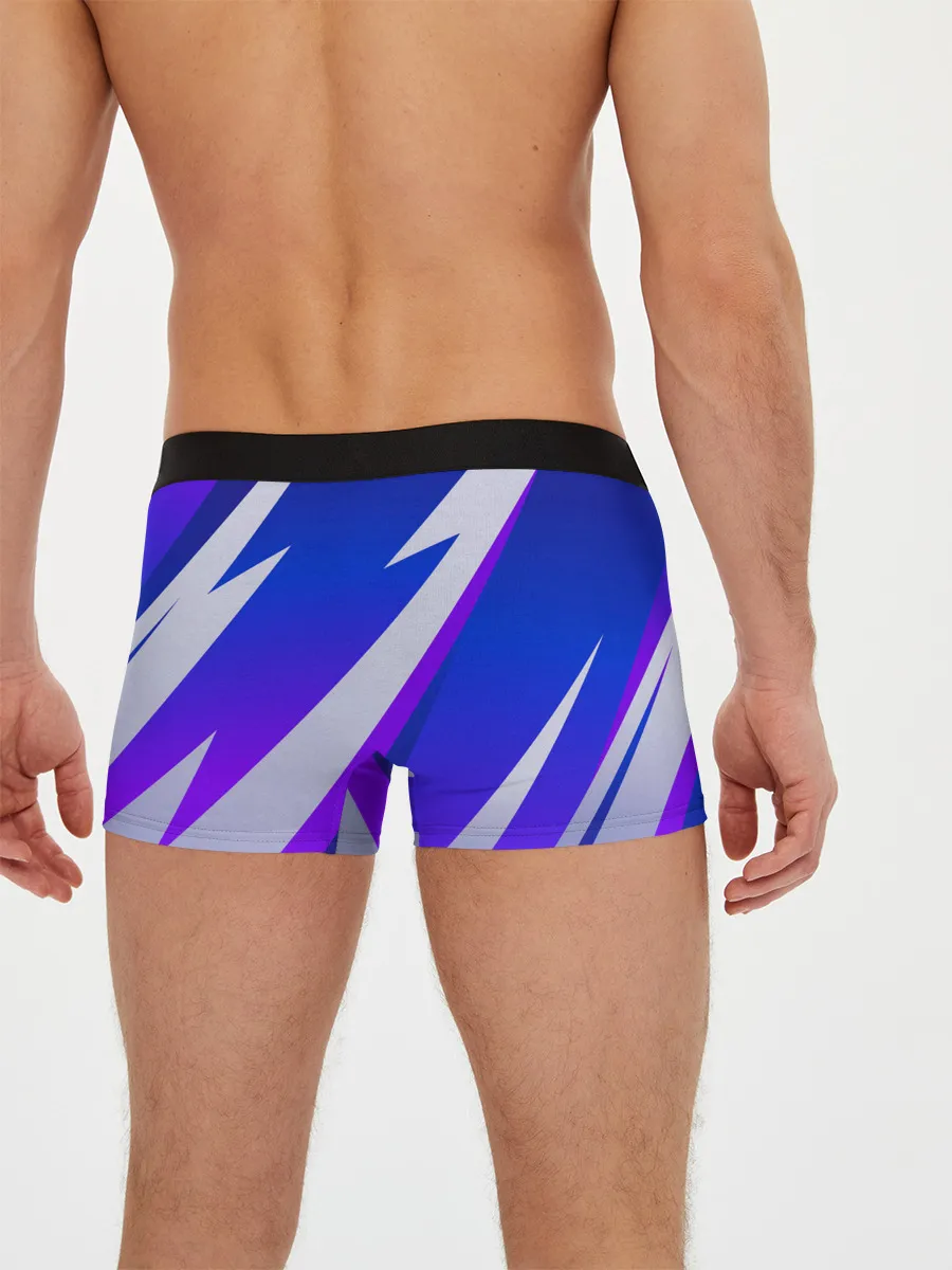 Мужские трусы боксеры / SPORT STYLE BLUE