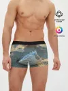 Мужские трусы боксеры / Морская ракушка