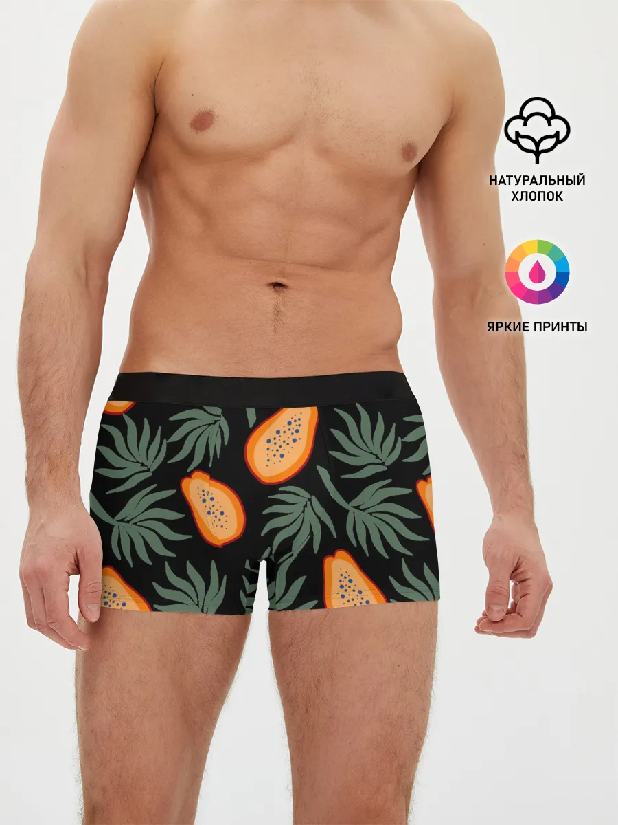 Мужские трусы боксеры / Папайя