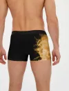 Мужские трусы боксеры / Чёрный клевер Аста желтая луна