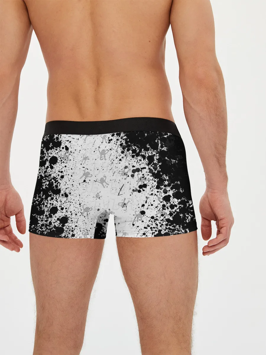 Мужские трусы боксеры / ЪУЪ СЪУКА брызги красок