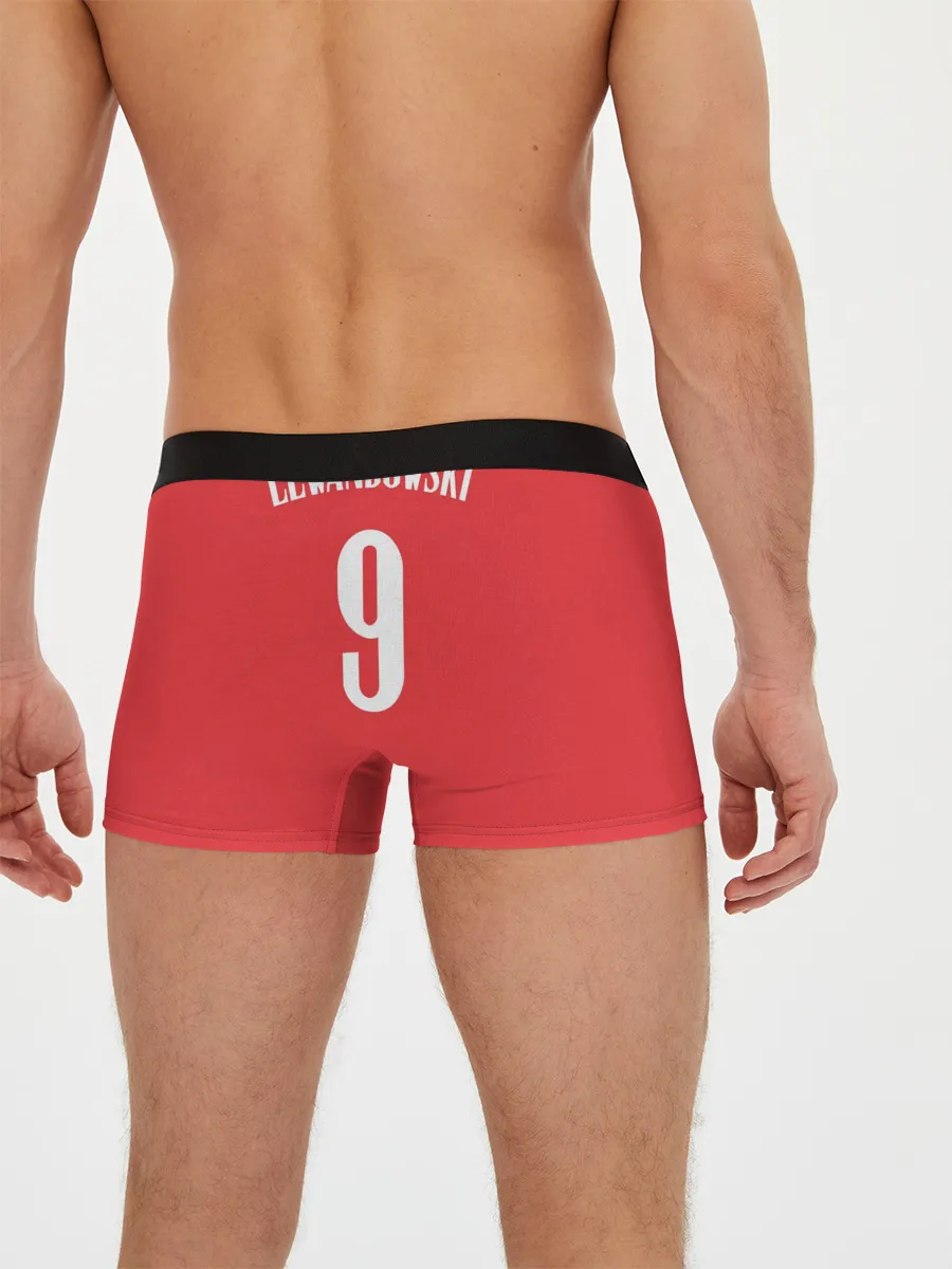 Мужские трусы боксеры / Lewandowski Poland 9