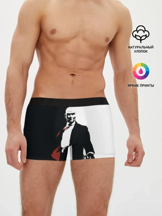 Мужские трусы боксеры / Hitman BW