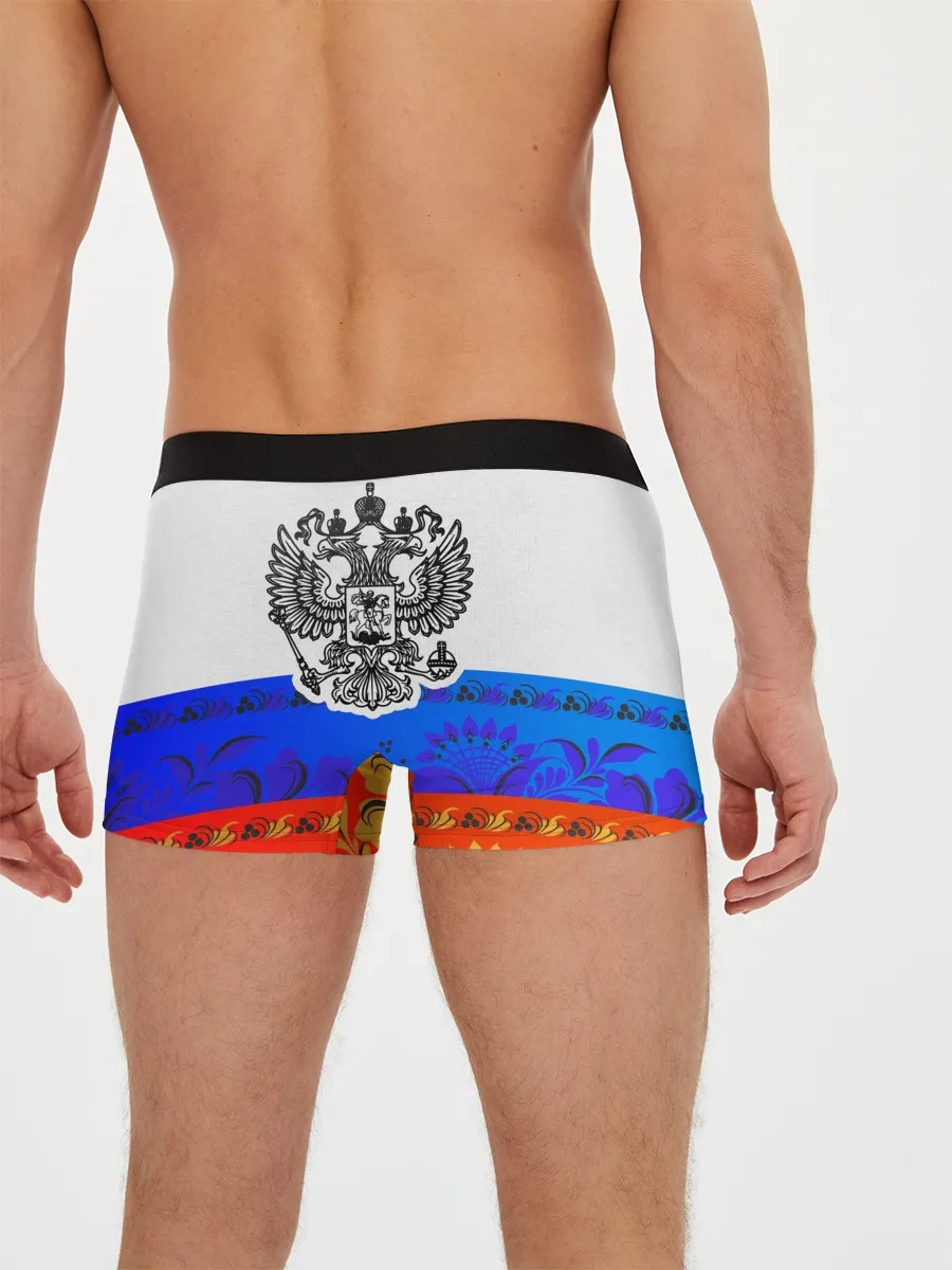 Мужские трусы боксеры / Russia 3