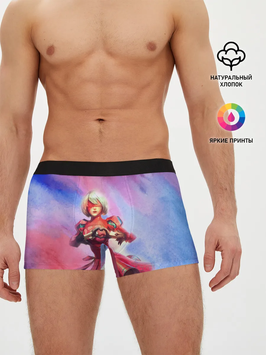 Мужские трусы боксеры / 2B Love | Nier Automata