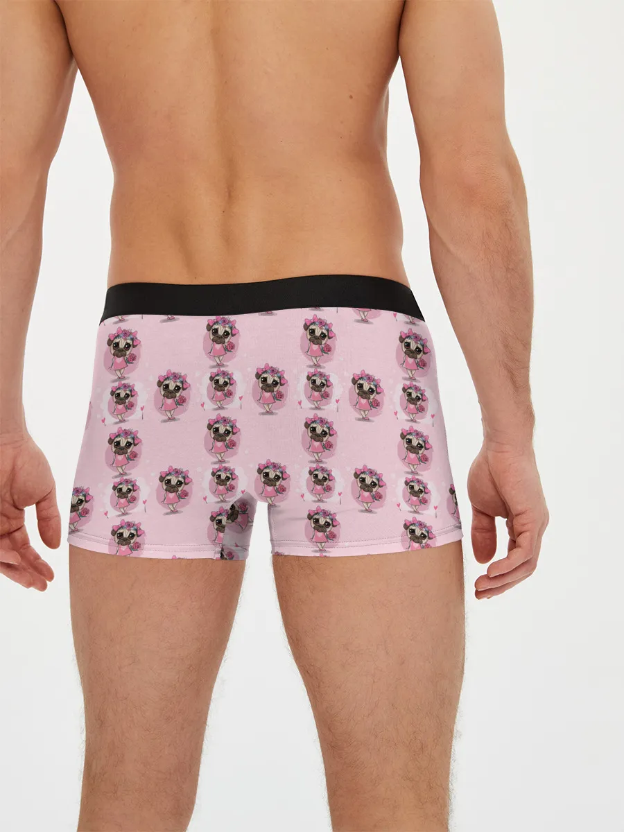 Мужские трусы боксеры / Милая собачка