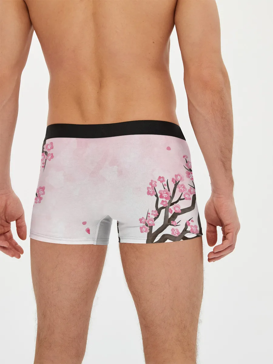 Мужские трусы боксеры / Чёрный клевер сакура Аста