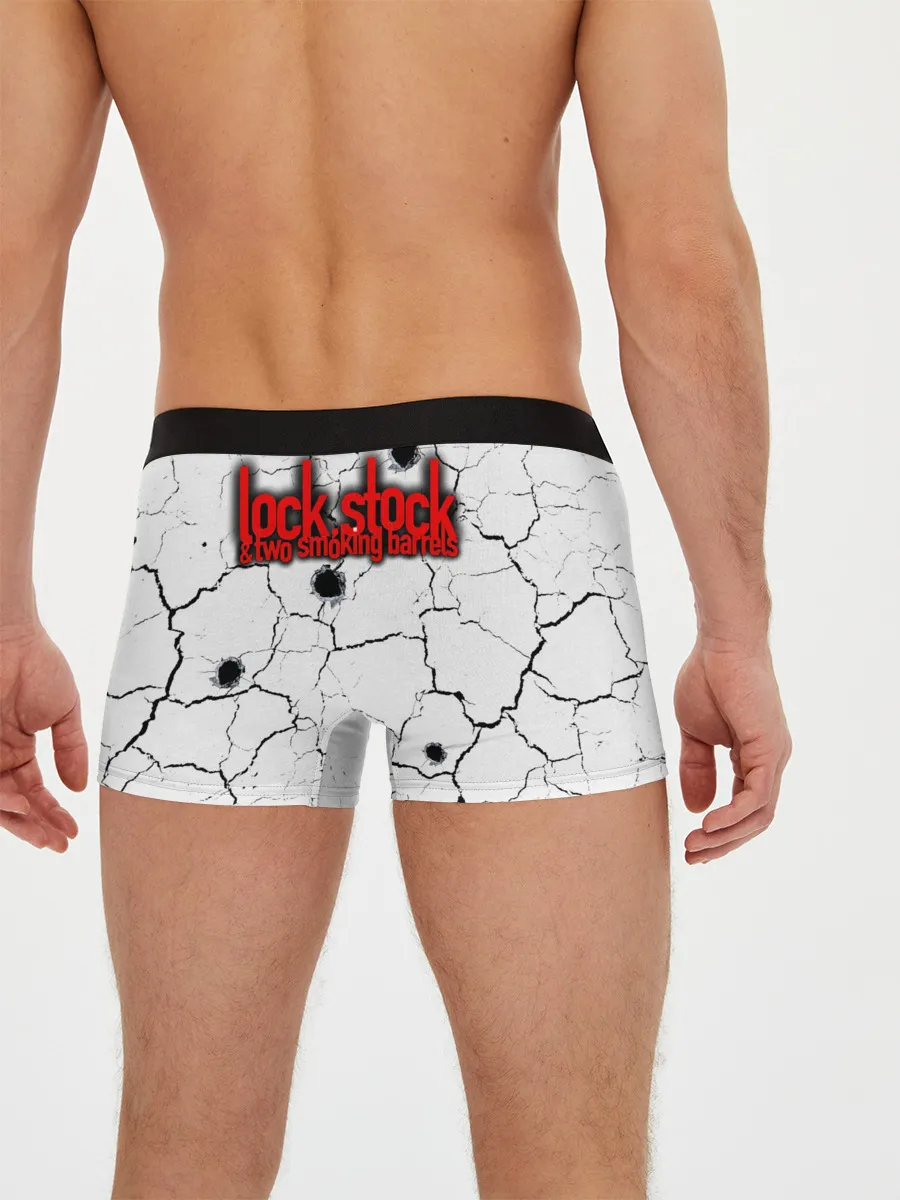 Мужские трусы боксеры / Lock, money, two barrels $$$