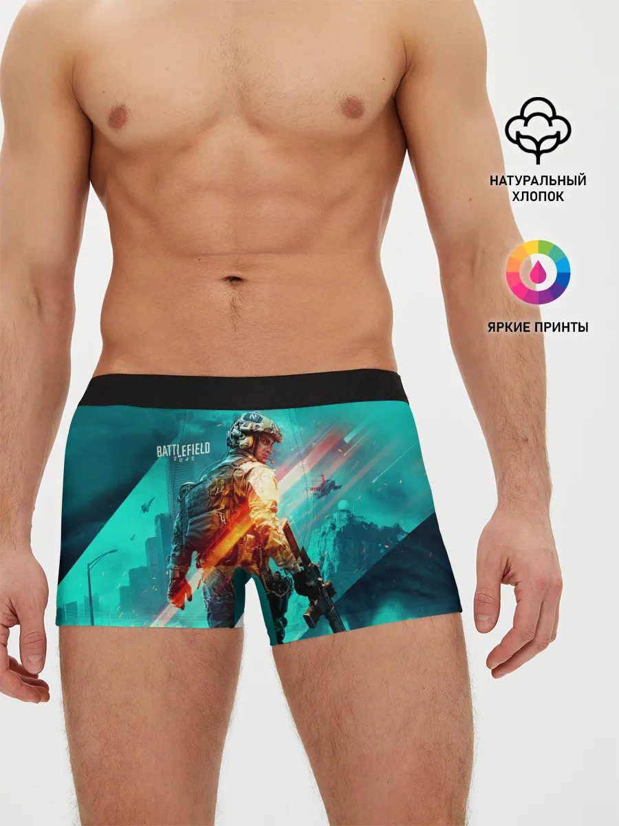 Мужские трусы боксеры / BATTLEFIELD 2042 / Батлфилд