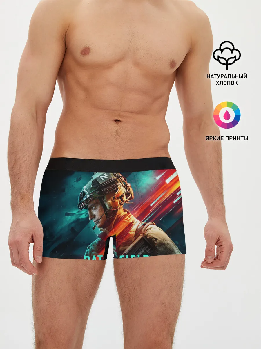Мужские трусы боксеры / Battlefield 2042 Soldier