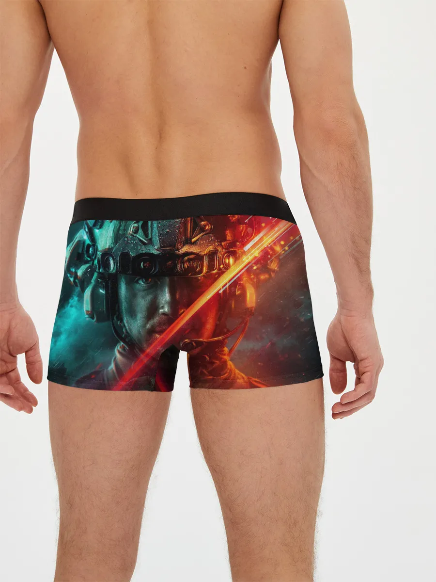 Мужские трусы боксеры / Battlefield 2042 Soldier face