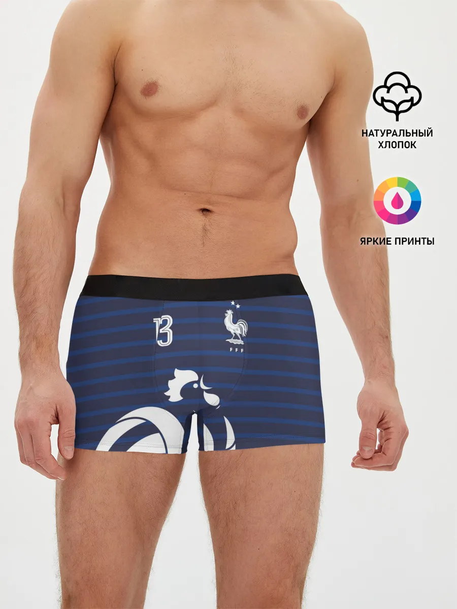 Мужские трусы боксеры / Канте в стиле формы Франции