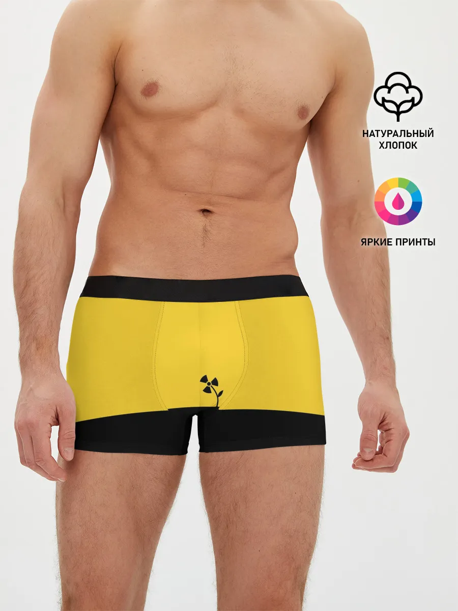 Мужские трусы боксеры / Радиоактивный цветок