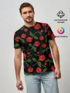 Мужская базовая футболка / Roses Art