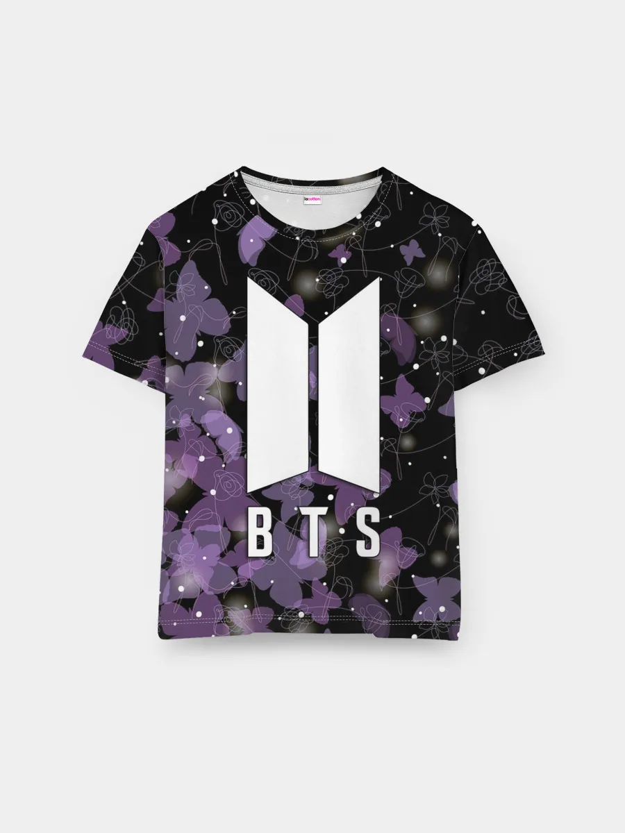 Мужская базовая футболка / BTS BUTTERFLIES | БАБОЧКИ