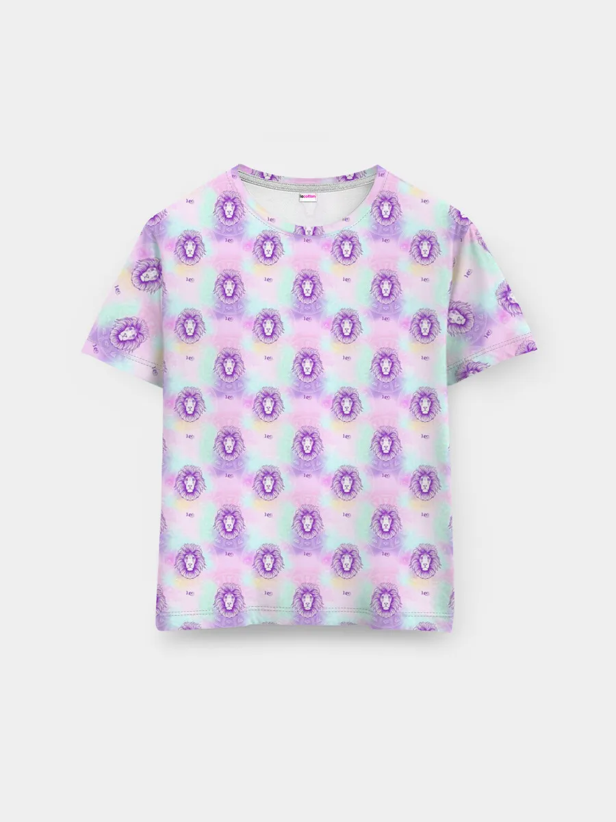 Мужская базовая футболка / Лев