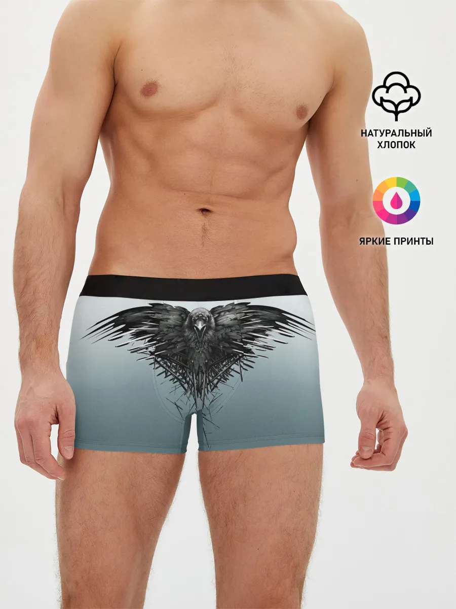 Мужские трусы боксеры / Crow