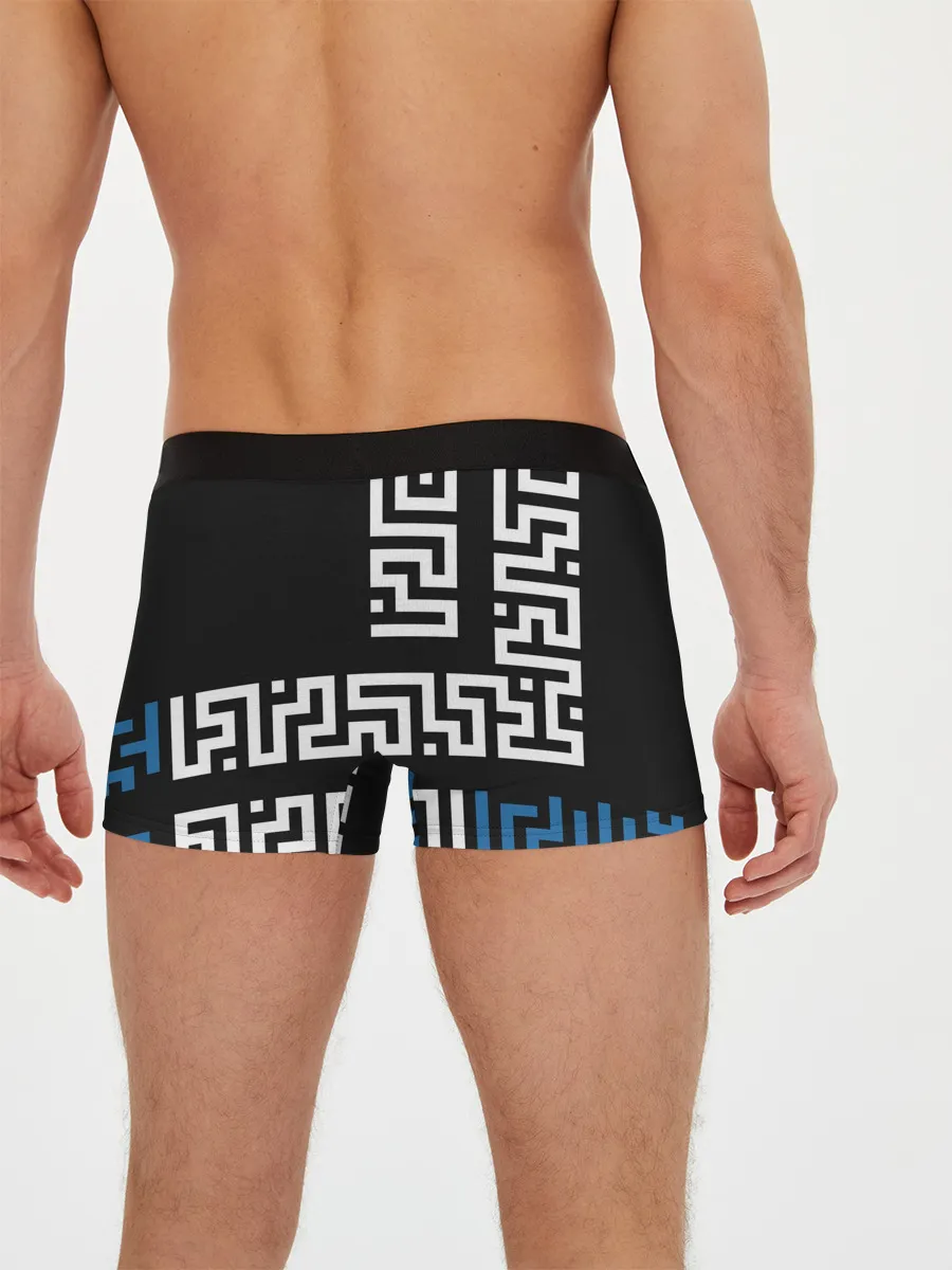 Мужские трусы боксеры / Геометрический Минимализм
