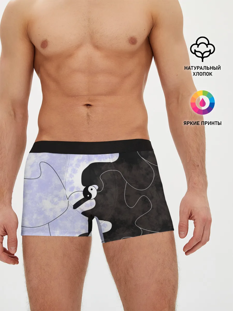 Мужские трусы боксеры / Инь-Янь