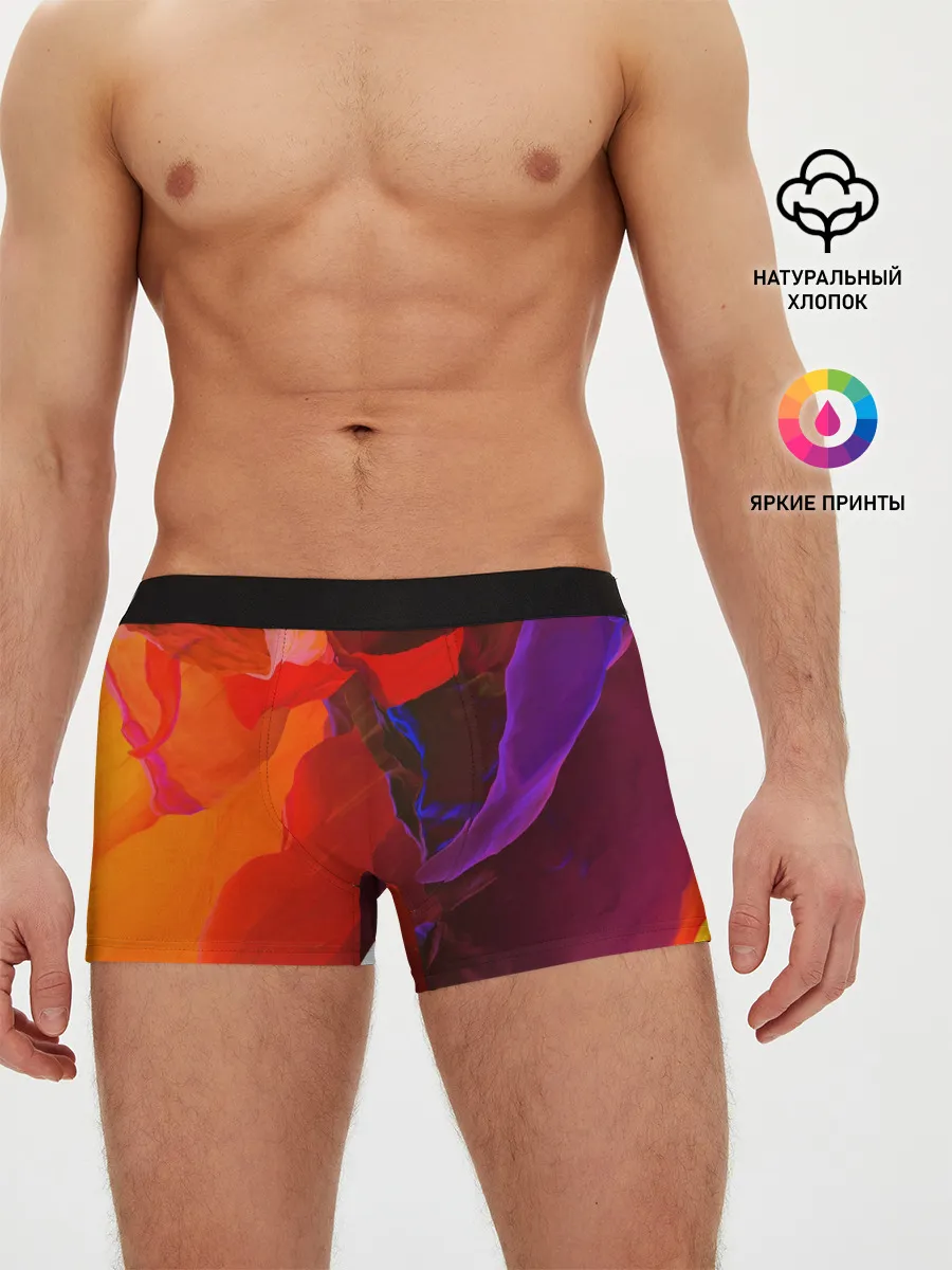 Мужские трусы боксеры / Горная абстракция