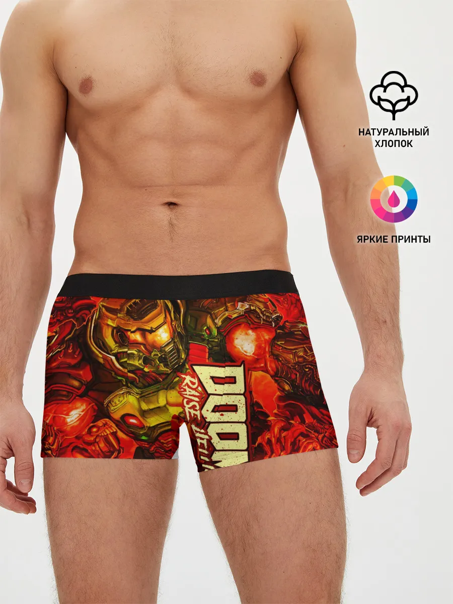 Мужские трусы боксеры / DOOM Eternal