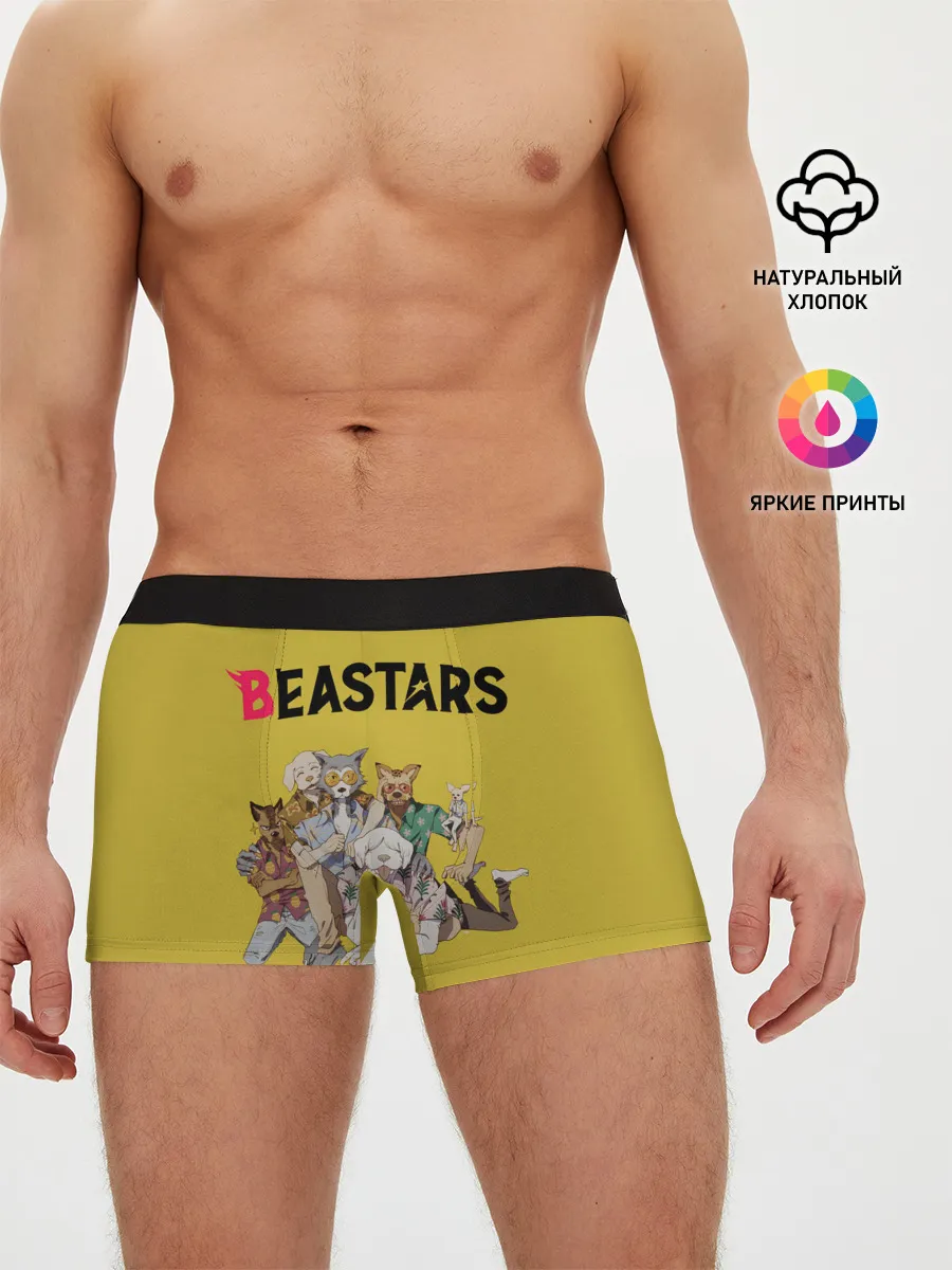 Мужские трусы боксеры / Beastars Джуно и Луис.