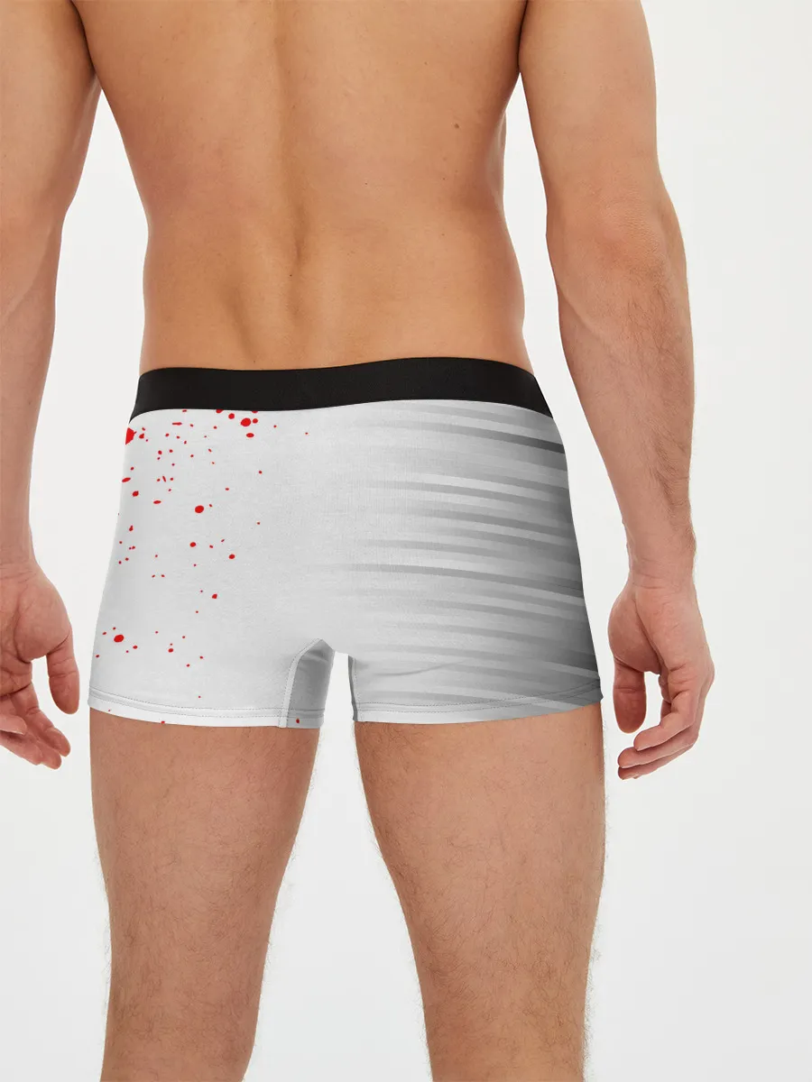 Мужские трусы боксеры / Kaneki Ken красные капли