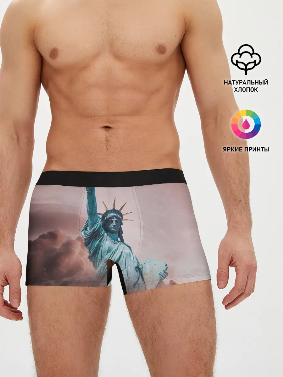 Мужские трусы боксеры / Статуя свободы