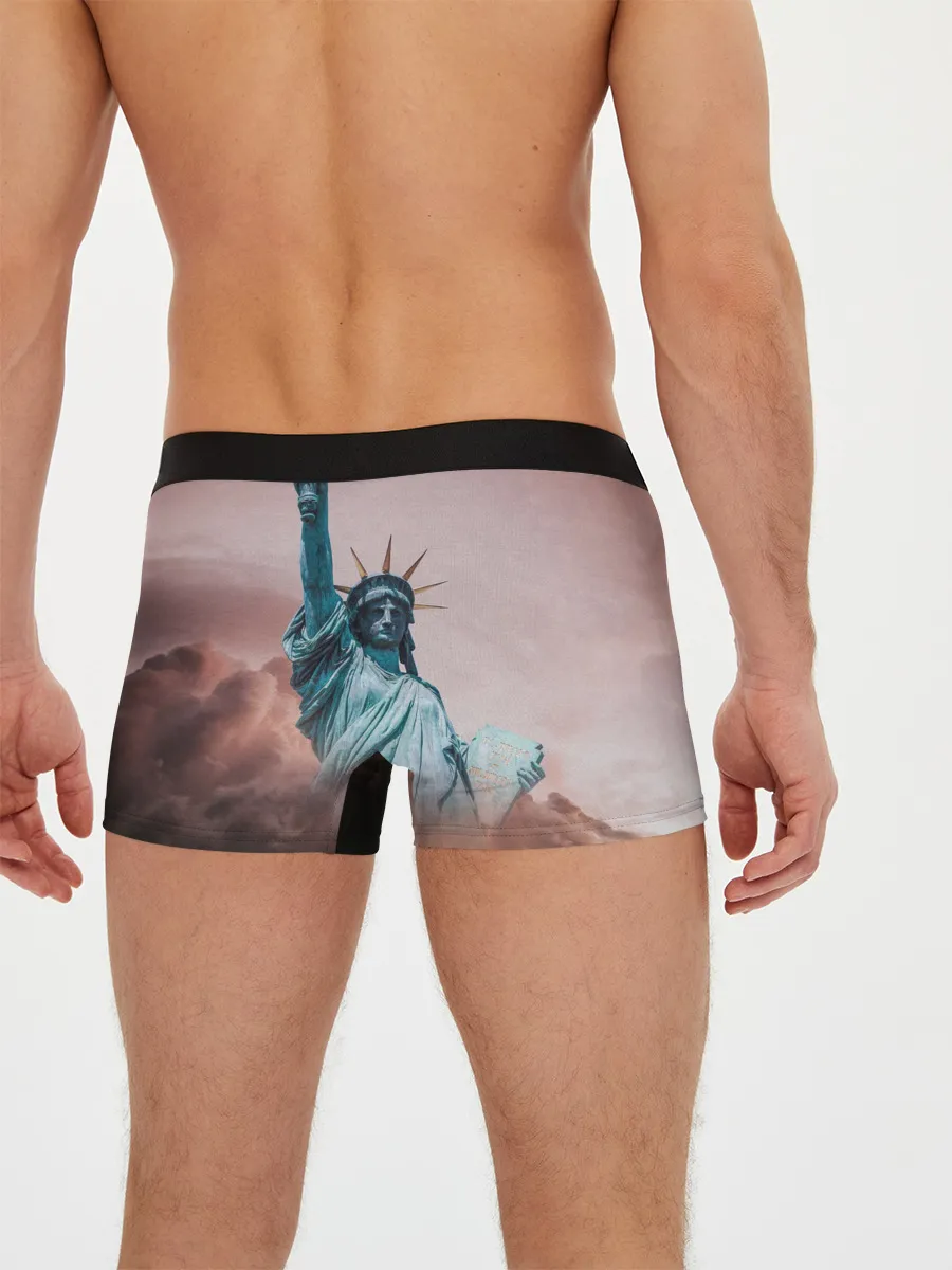 Мужские трусы боксеры / Статуя свободы