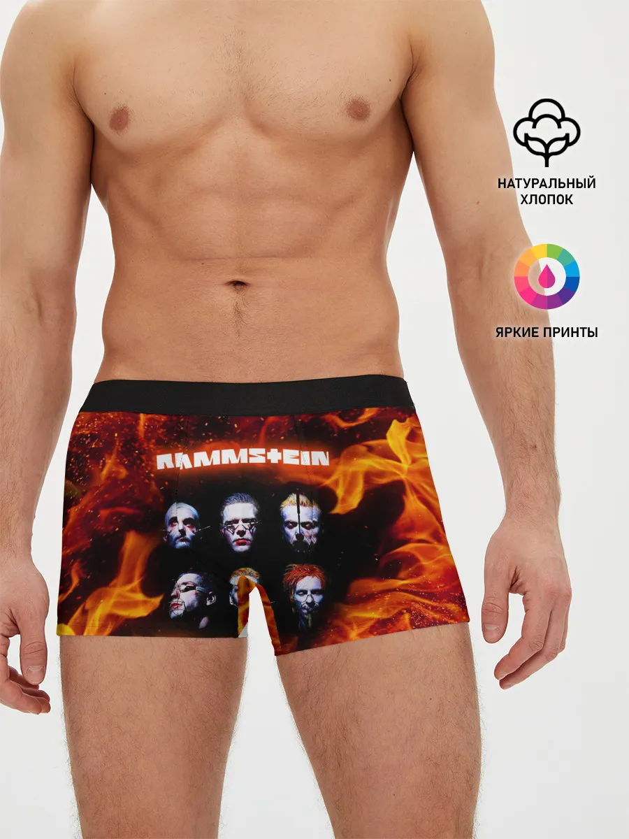 Мужские трусы боксеры / RAMMSTEIN