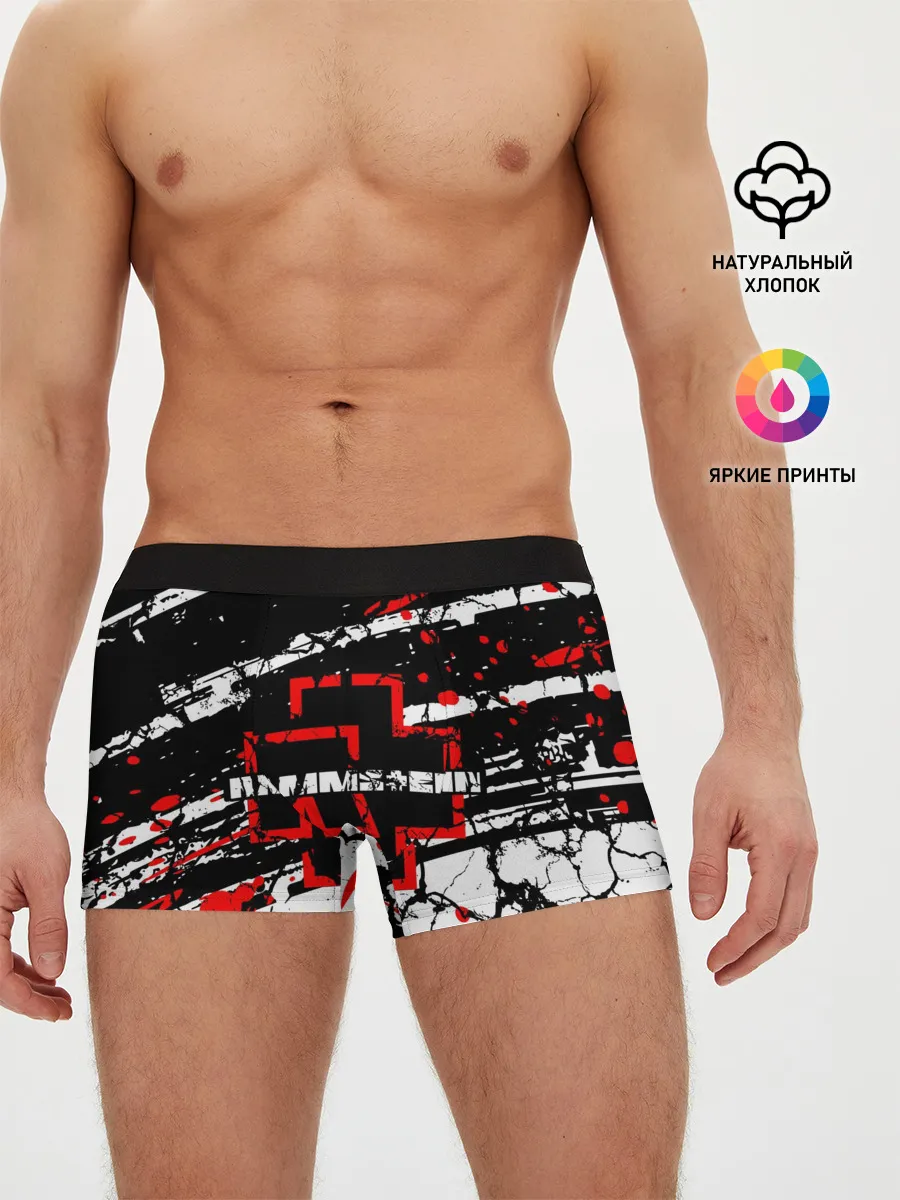 Мужские трусы боксеры / RAMMSTEIN
