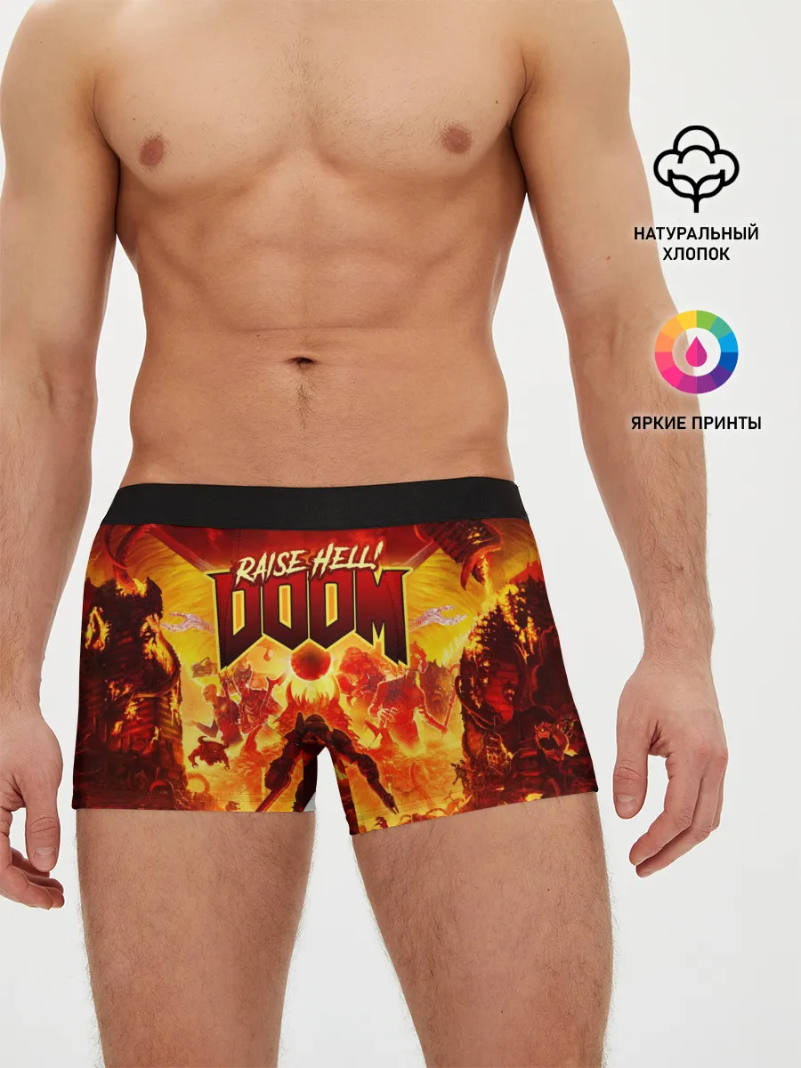 Мужские трусы боксеры / DOOM